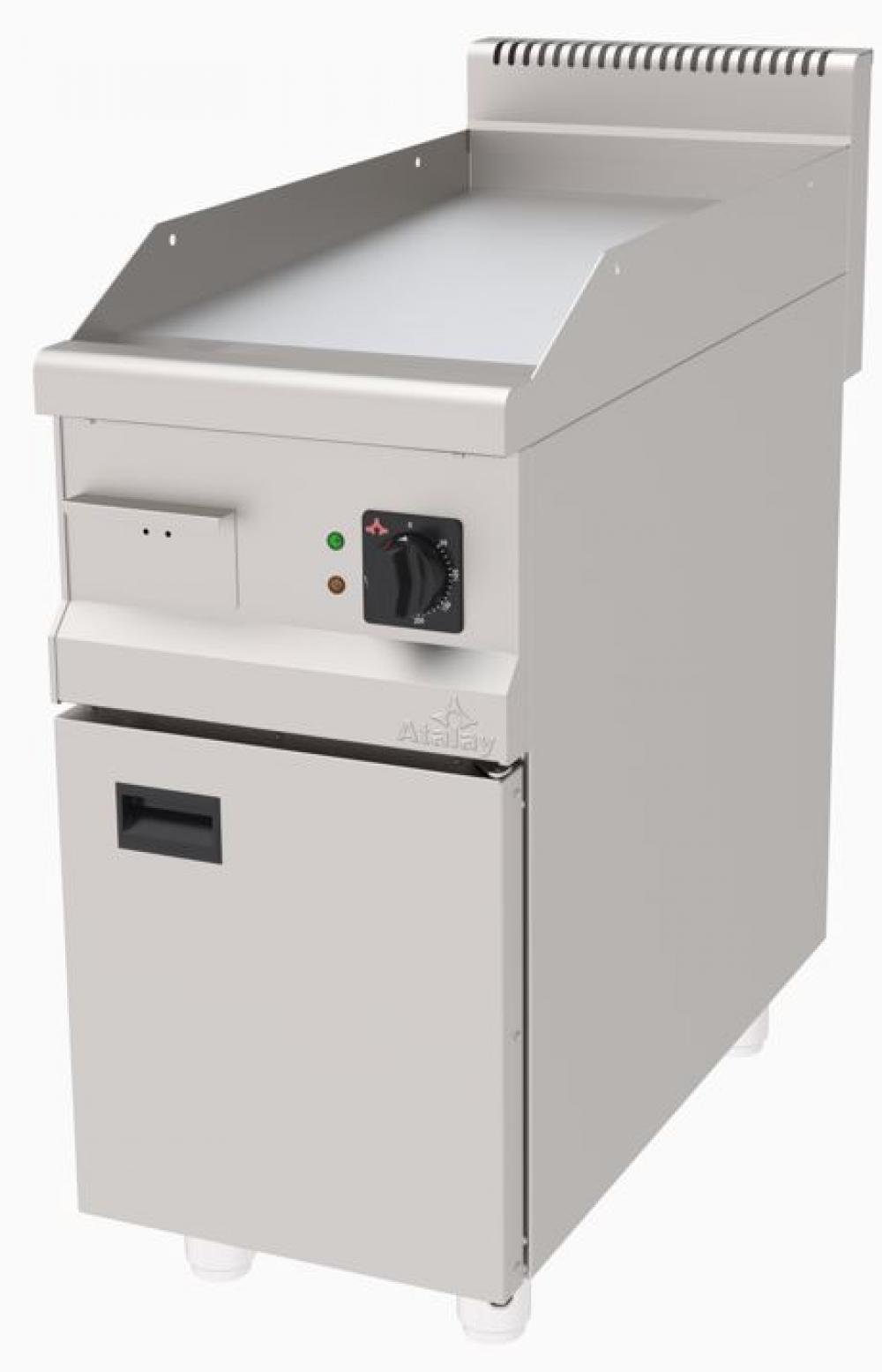  ATALAY 900 Seri Dolaplı Düz Krom Kaplı Elektrikli Izgara 400x900x850