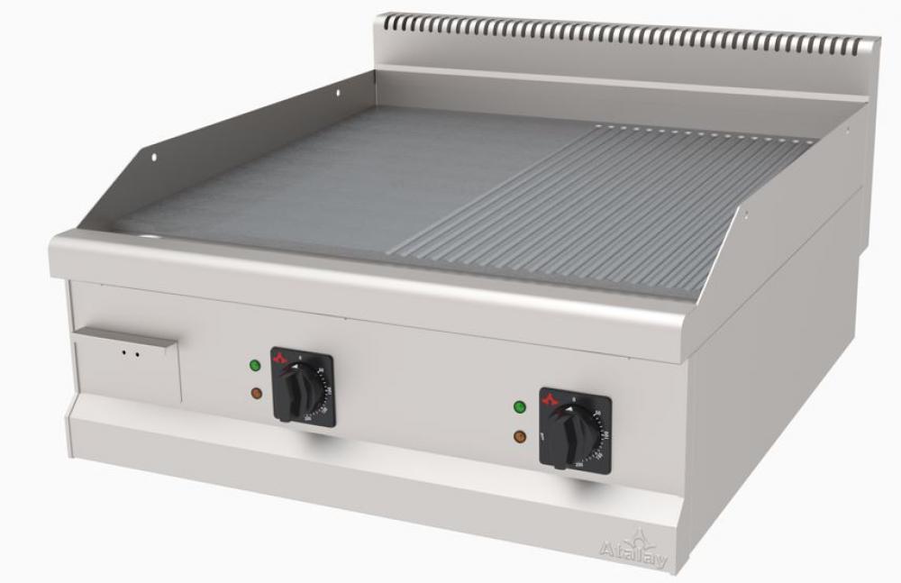  ATALAY 900 Seri Nervürlü + Düz Elektrikli Izgara 800x900x300
