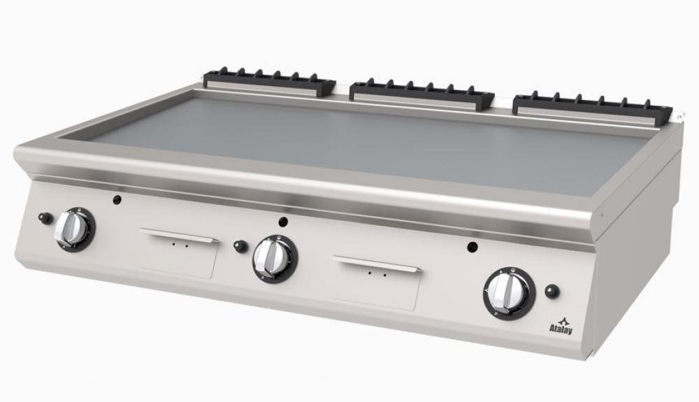 ATALAY 730 Seri Nervürlü Gazlı & Lpg Izgara 1200x730x300