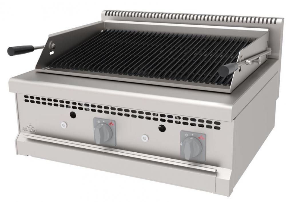 ATALAY 700 Seri Amerikan Izgaralar / Döküm / Su Çekmeceli / Gazlı&Lpg Izgara 800x700x300