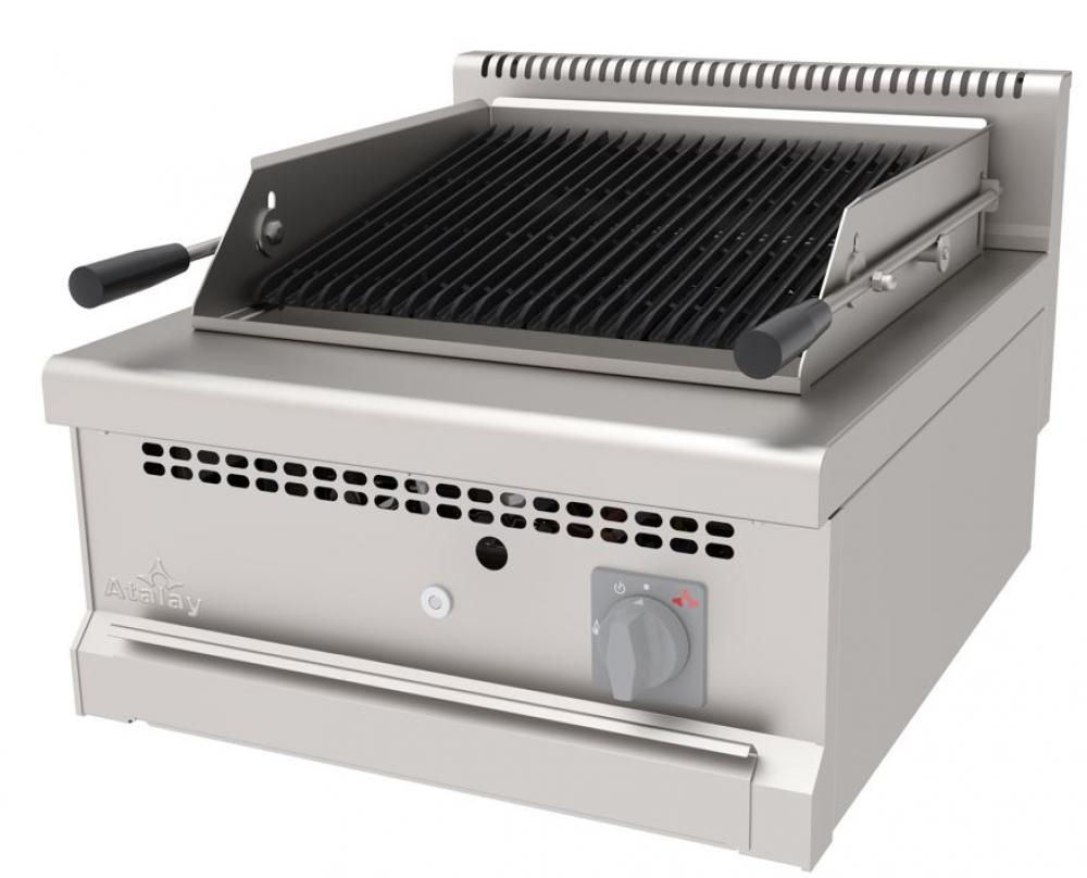 ATALAY 700 Seri Lavataşlı Izgaralar / Döküm / Su Çekmeceli / Gazlı&Lpg Izgara 600x700x300
