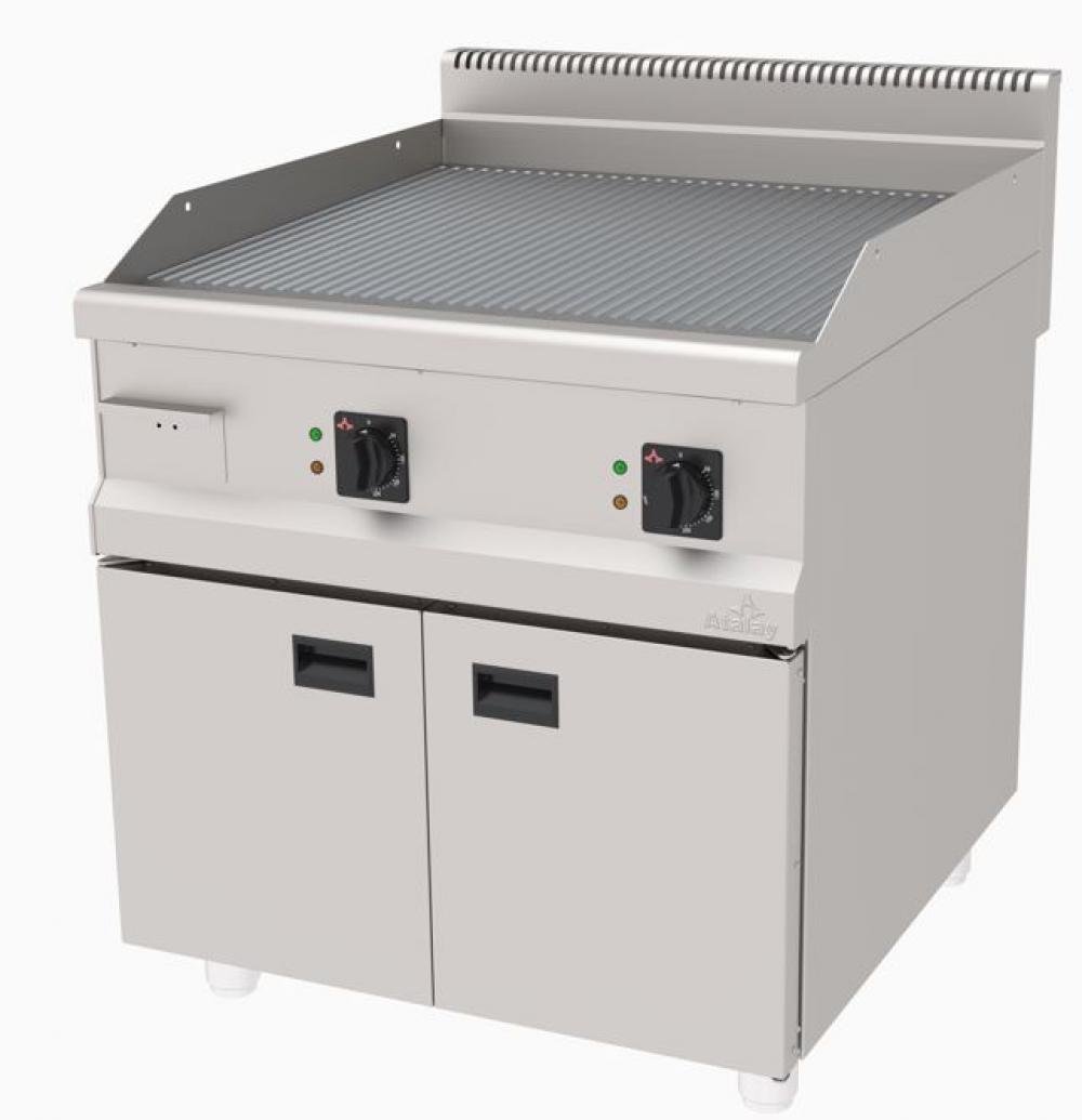 ATALAY 900 Seri Dolaplı Nervürlü Elektrikli Izgara 800x900x850