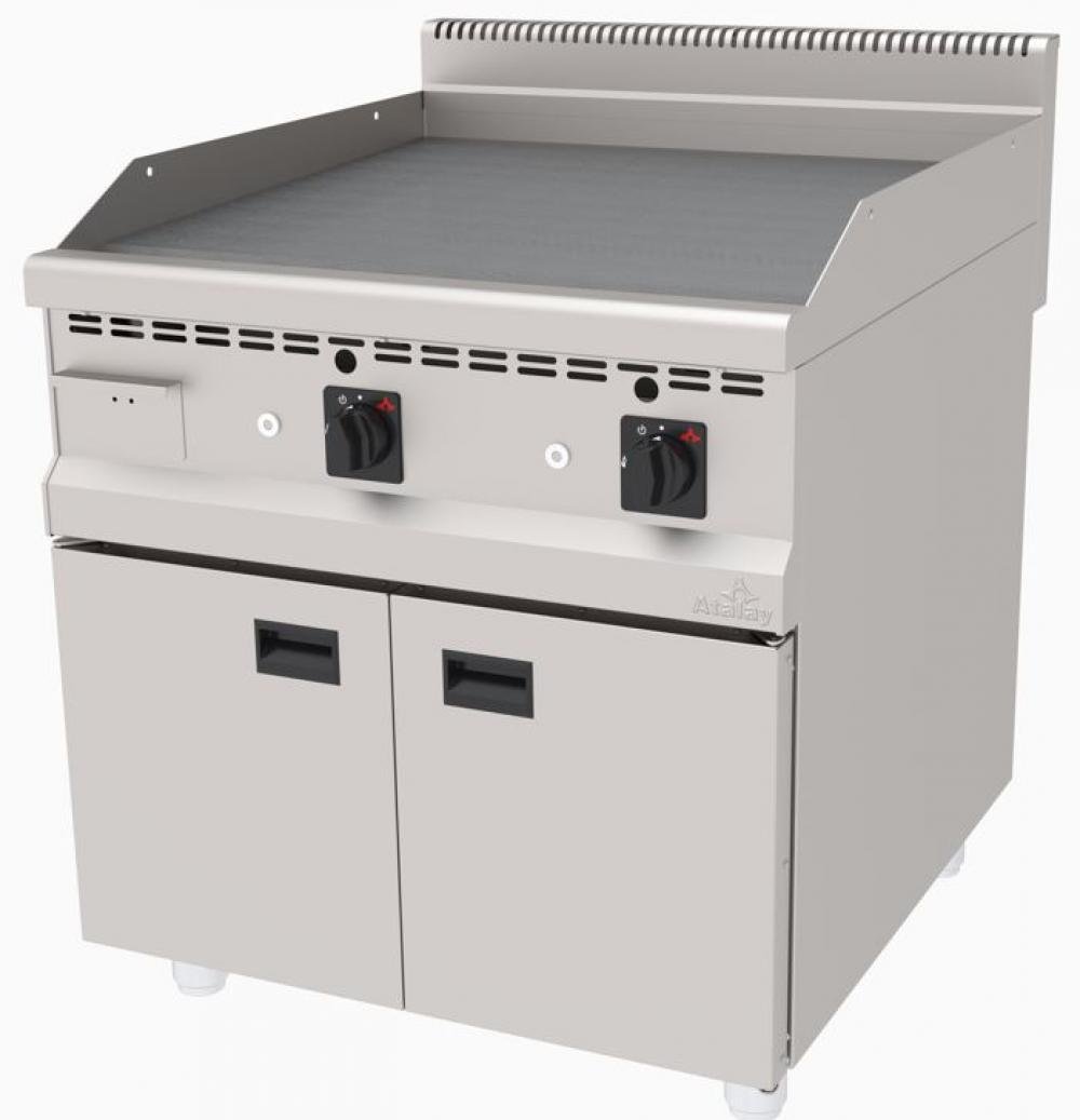 ATALAY 900 Seri Düz Dolaplı Gazlı&Lpg Izgara 800x900x850