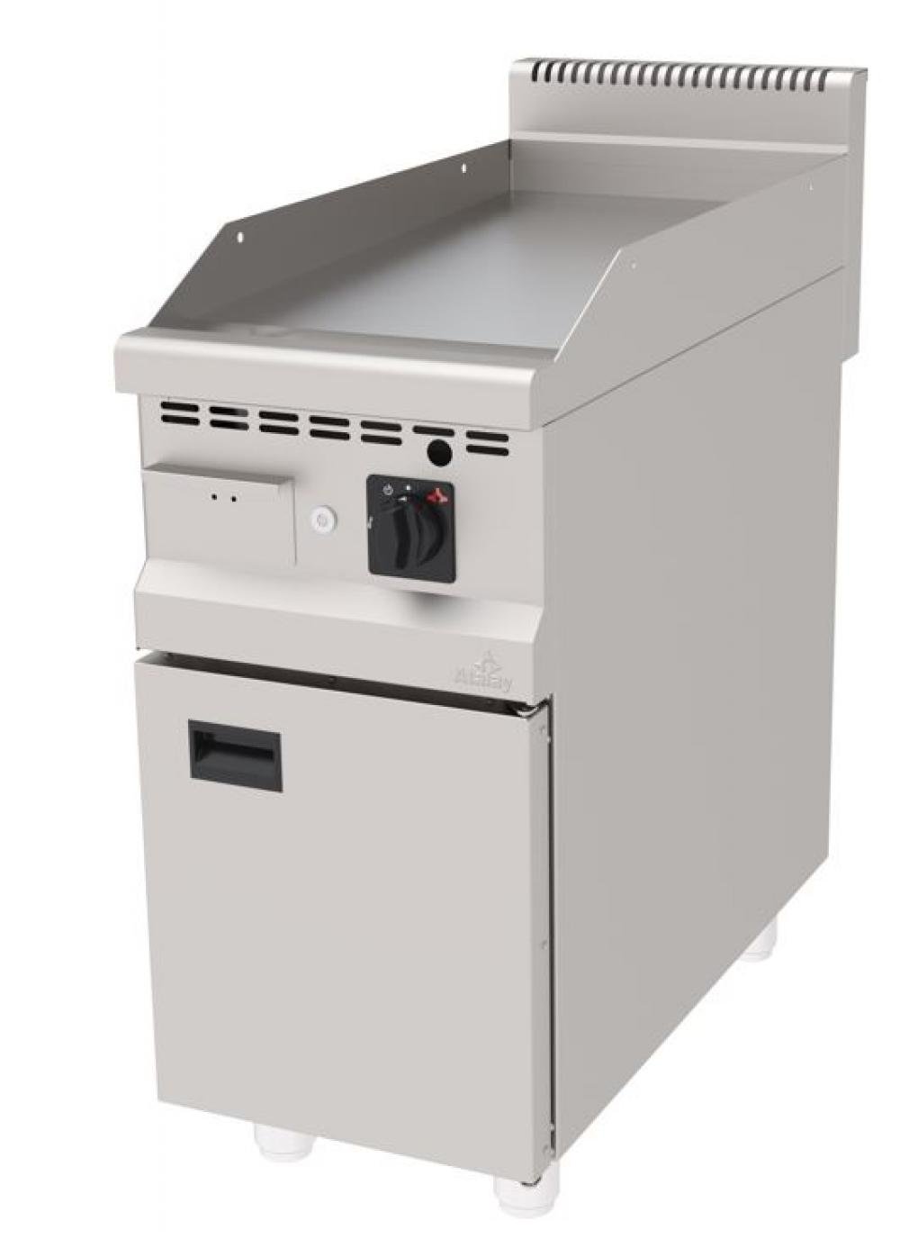 ATALAY 900 Seri Düz Dolaplı Krom Kaplı Gazlı&Lpg Izgara 400x900x850