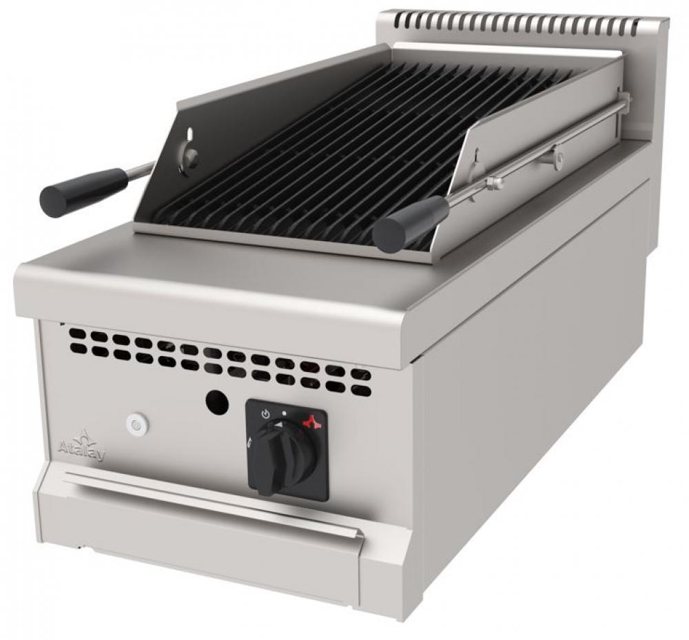 ATALAY 900 Seri Lavataşlı Izgara Döküm Su Çekmeceli Gazlı&Lpg 400x900x300