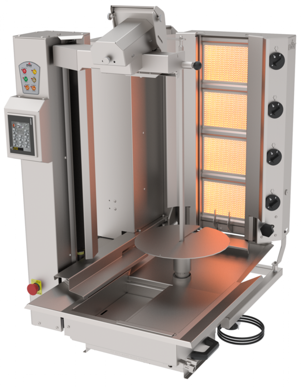 ATALAY Dar Kesim Gazlı Döner Robotu 92x72x86x109