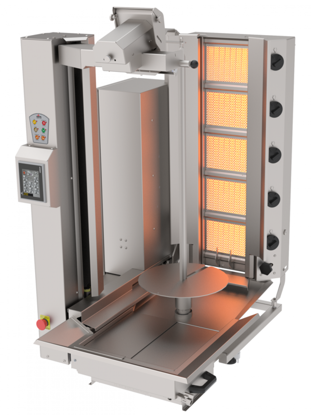 ATALAY Dar Kesim Gazlı Döner Robotu 92x72x86x126