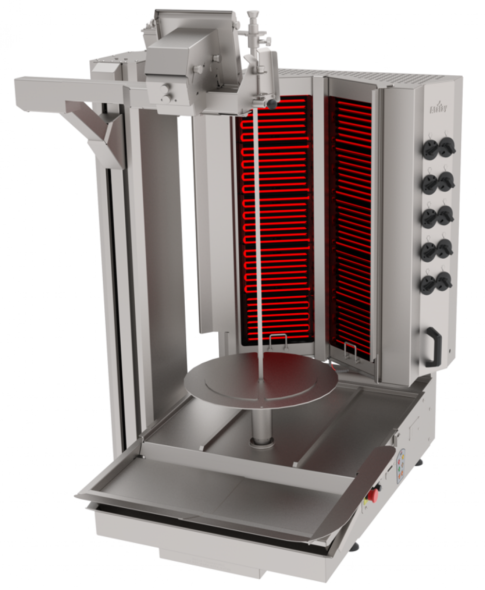 ATALAY Geniş Kesim 5x2 Elektrikli Döner Robotu 142x130x153