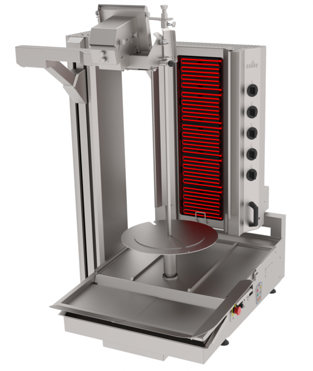ATALAY Geniş Kesim Elektrikli Döner Robotu 142x130x153