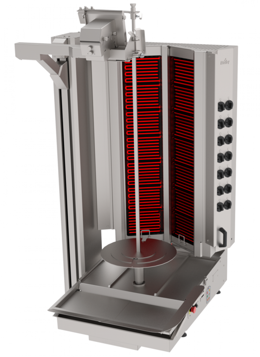 ATALAY Geniş Kesim Elektrikli Döner Robotu 142x130x192
