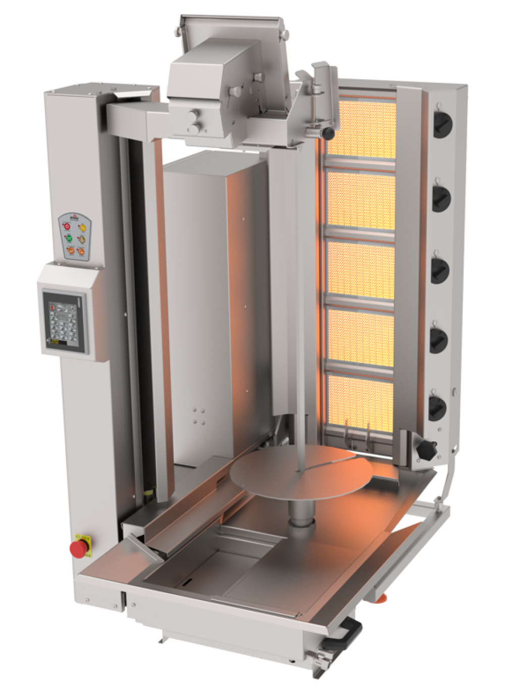 ATALAY Geniş Kesim Gazlı Döner Robotu 92x72x86x132