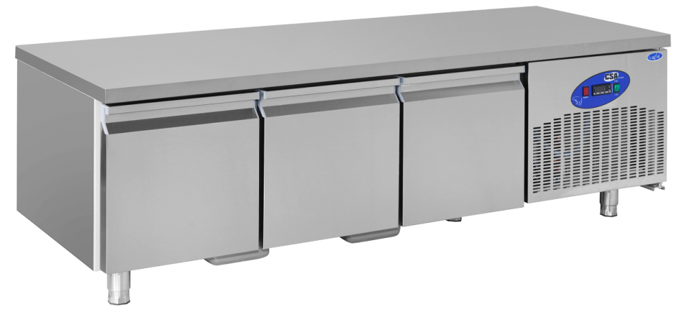CSA 430 Tezgah Tip 3 Kapılı Et Balık Dolabı 188x70x850