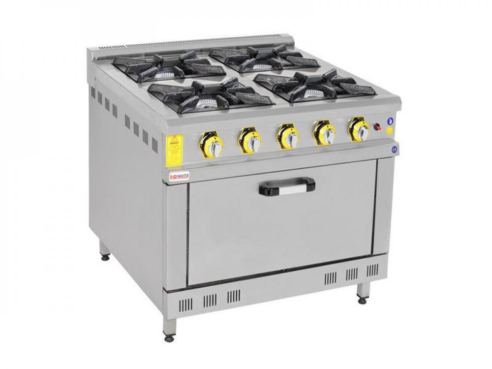 INOX MASTER DÖRTLÜ KUZİNE 4+1 80X80X85