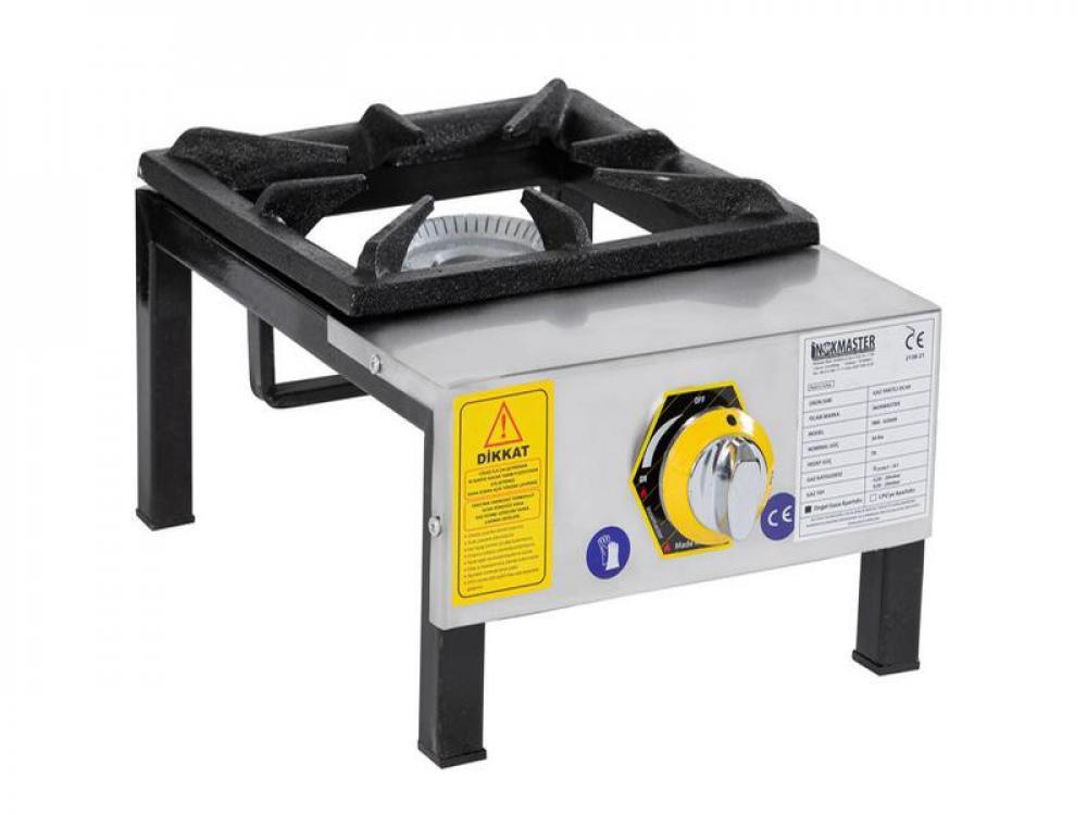 INOX MASTER TEKLİ KISA LOKANTA OCAĞI 33x45x25