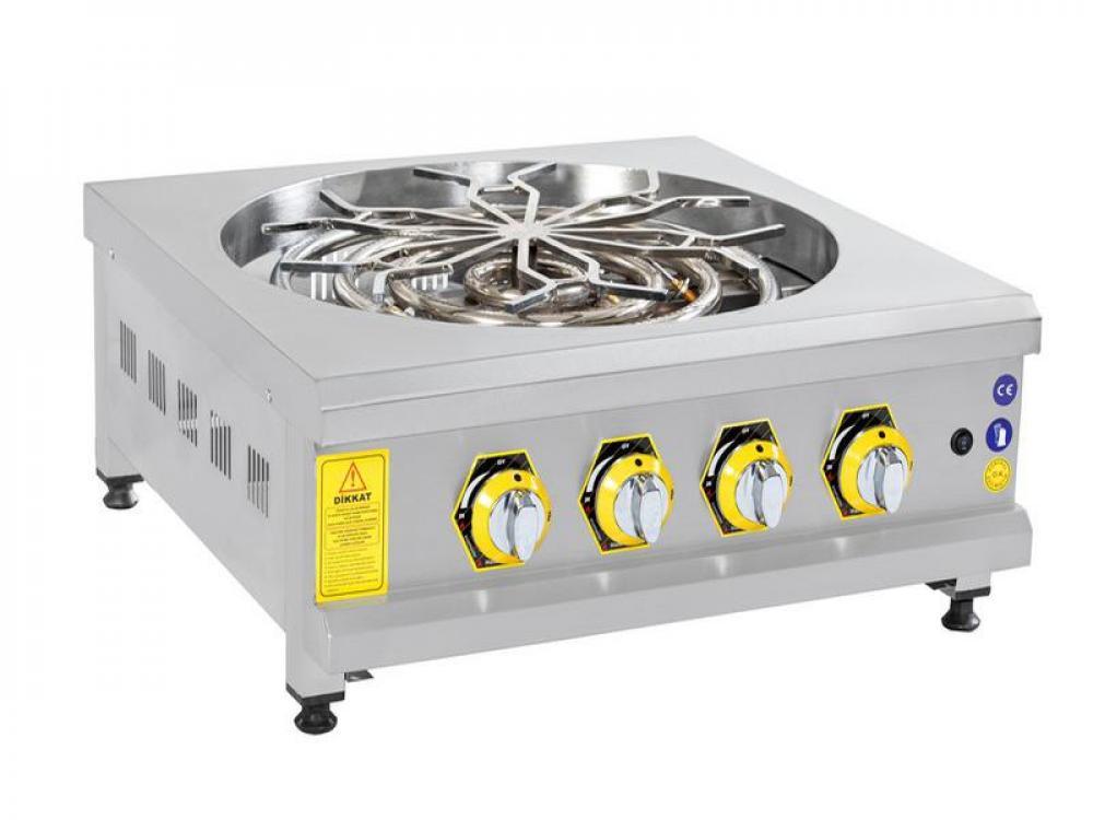 INOX MASTER TEKLİ SET ÜSTÜ SU BÖREĞİ OCAĞI 70X70X25