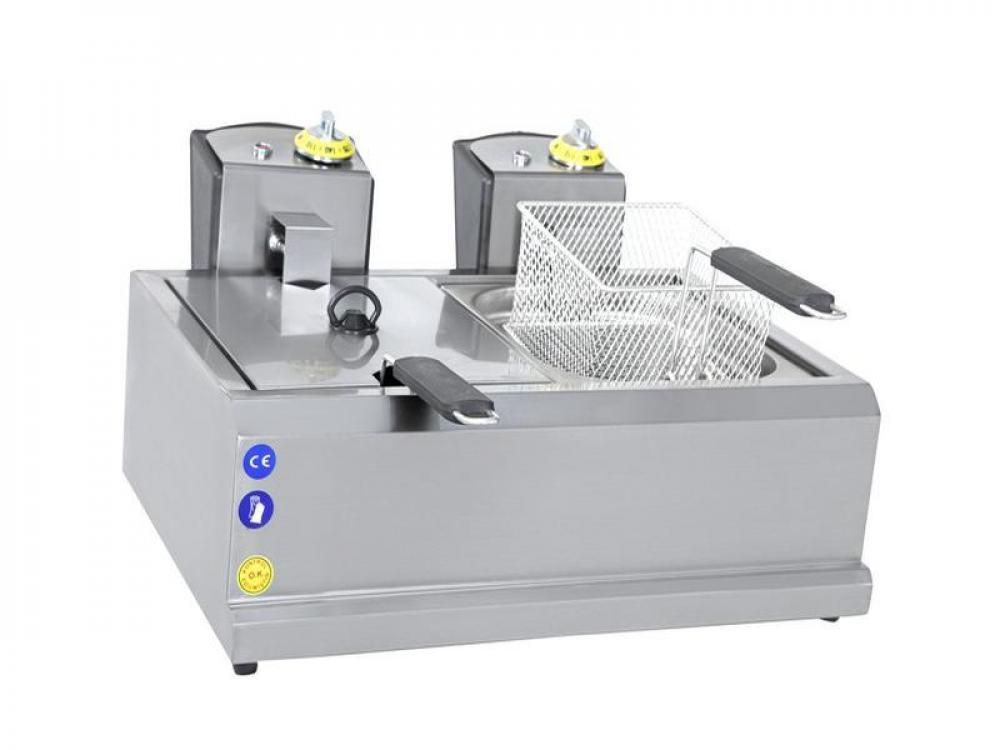 INOX MSTER 5+5 Lt. ELEKTRİKLİ FRİTÖZ
