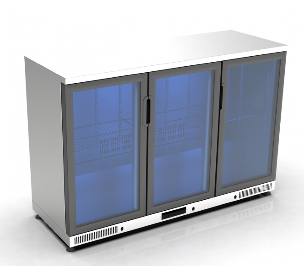 NDUSTRIO 3 Kapılı Şişe Soğutucu 1350x520x900