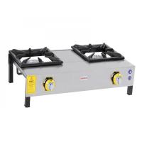 INOX MASTER İKİLİ KISA LOKANTA OCAĞI 86x45x25