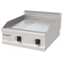 ATALAY 900 Seri Nervürlü + Düz Krom Kaplı Elektrikli Izgara 800x900x300