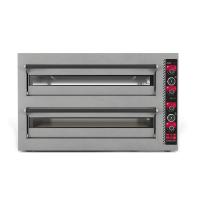 INOKSCLASS Margarita Elektrikli Taş Tabanlı Çift katlı Pizza Fırını 30cm x 12 Pizza