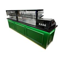 ISITMALI BAKLAVA TEZGAHI,KURU PASTA ARA RAFLI, KASA BANKO, LAKE DEKOR